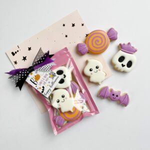 Pink Pouch of Halloween Minis -Set of 4