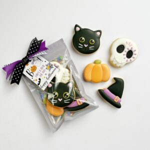 Lilac Pouch of Halloween Minis - Set of 4
