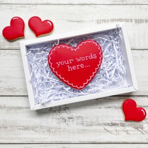 Personalised Message - XL Heart